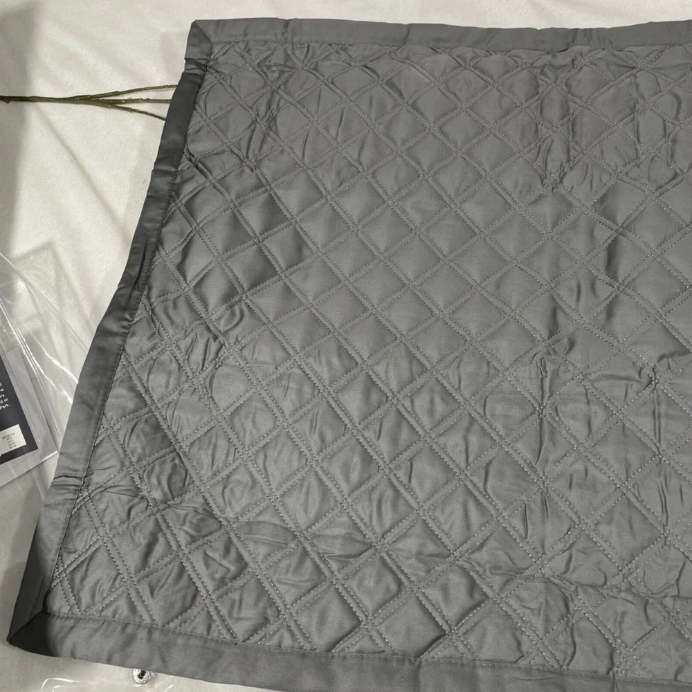 NIB [ 1 Standard ]‎ Double Diamond Quilted Pillow Sham for Hudson Park